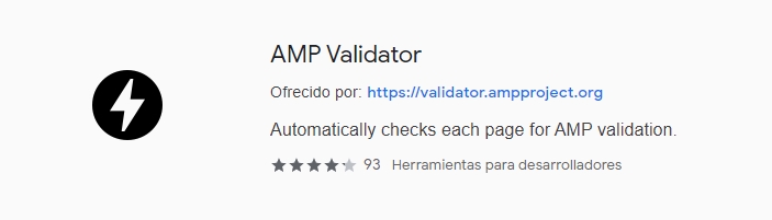 amp validator, una de las mejores extensiones de Chrome para posicionamiento SEO
