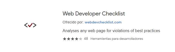 web developer checklist